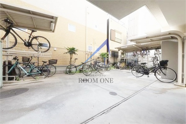 N-flats小台のその他共用部分|駐輪場です。