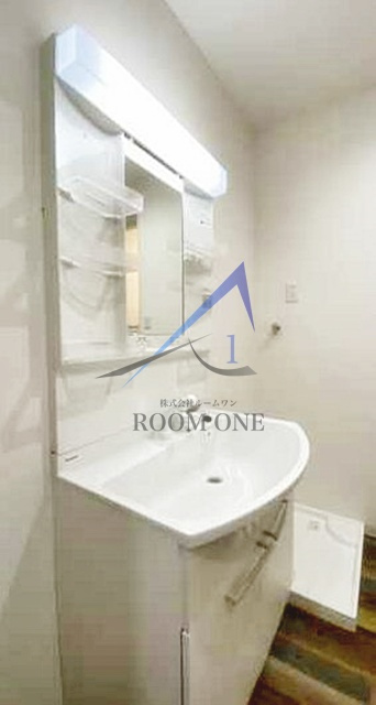 クレール千駄木　Ａ棟の洗面所|洗面台です。
