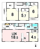 リーブルガーデン田原本町　全1棟1号棟の画像
