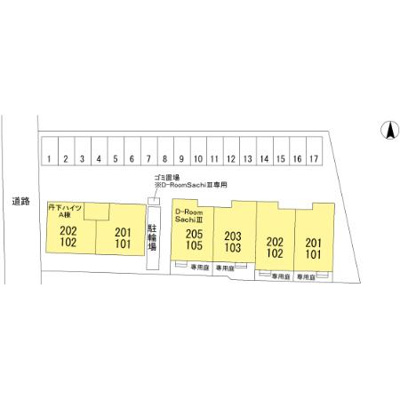 【区画図】 | D-room Sachi3