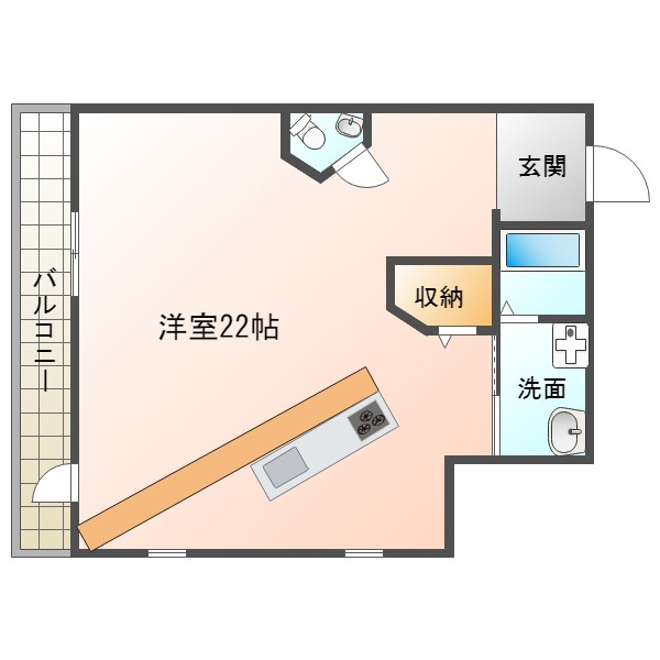 ディアハウスの間取り