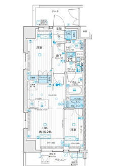 【間取り】 | デュオステージ相模大野 | 間取りです。