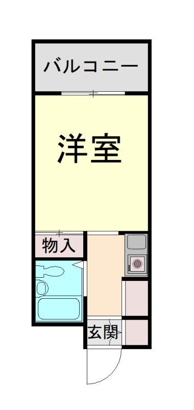 ダイドーメゾン三宮東の間取り
