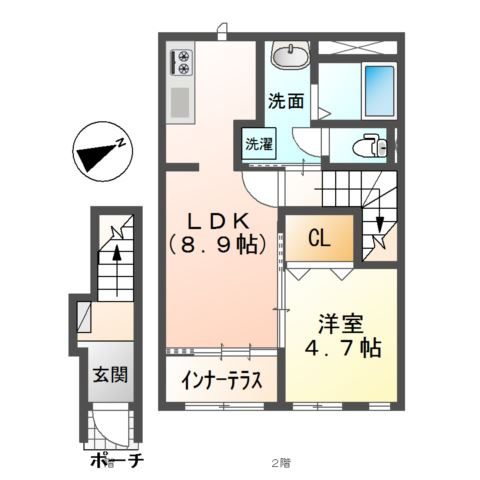 フィールドアップ雅の間取り