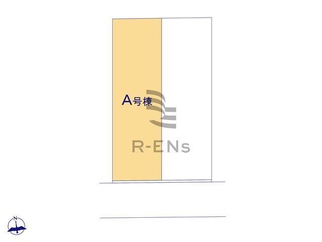 【区画図】 | 練馬区桜台２丁目　新築戸建て　A号棟 | 教育施設も徒歩10分圏内に充実の子育てしやすいエリアです
