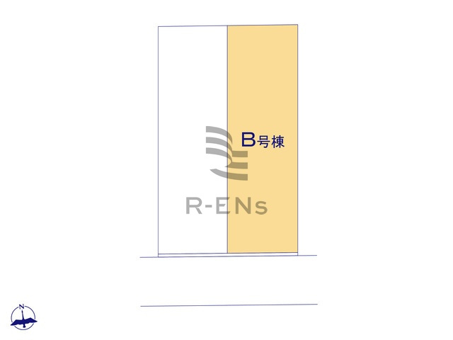 【区画図】 | 練馬区桜台２丁目　新築戸建て　B号棟 | 教育施設も徒歩10分圏内に充実の子育てしやすいエリアです