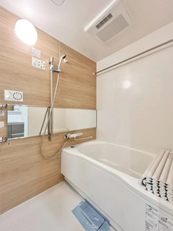【浴室】 | ライオンズマンション小田急相模原第3 | 新規交換（新設）：浴室乾燥機付