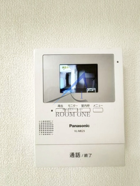 セジュール田町のセキュリティ|モニター付きインターホンです。