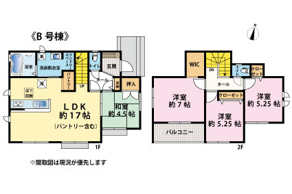 今宿東３丁目　３棟の間取り