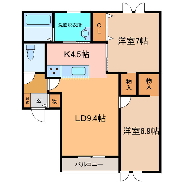 シエログランデⅢの間取り