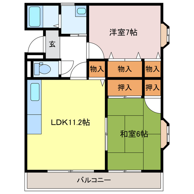 サンローヤルの間取り