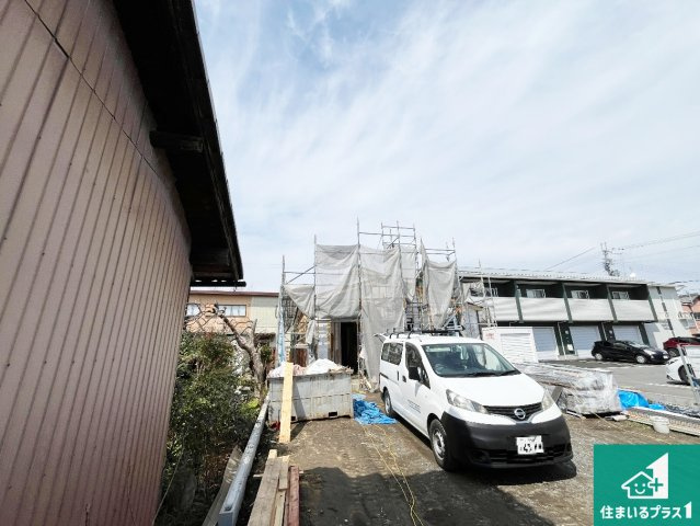 近江八幡市出町　第1期　新築一戸建ての外観|現在建築中！落ち着いた街並みで新生活を始めることが出来そう！周辺の物件も併せてご紹介させて頂きます！