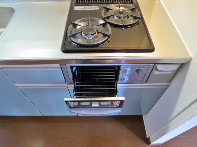 リブェールのキッチン|グリル付いてます♪