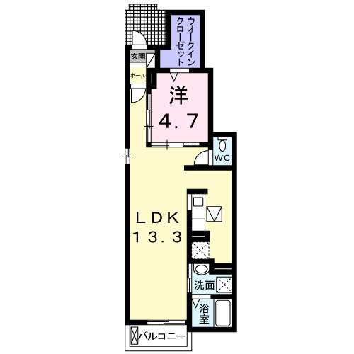 アヴェニュー泉大津の間取り