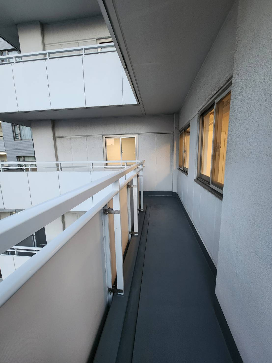 リプレ川口一番街１号棟のバルコニー|北側バルコニー　