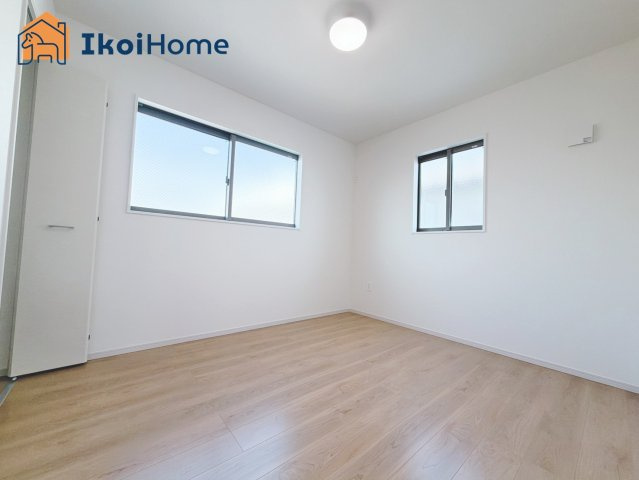 明石市材木町1期　1号棟　新築戸建の寝室|【ホームページに現地動画掲載中】●年中無休：当日予約可●大きなベッド等も置いていただいていただけます