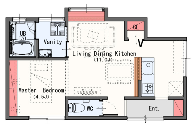 【間取り】 | 西区花園4丁目