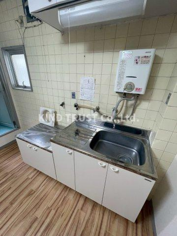 北区長柄中3丁目　戸建てのキッチン|キッチンでお料理をお楽しみください