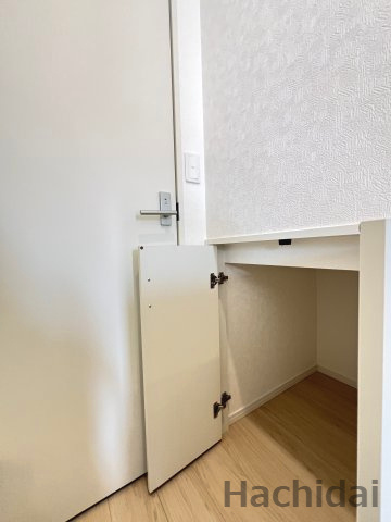 高浜市向山町第6　新築分譲住宅＜2号棟＞の収納|階段横収納