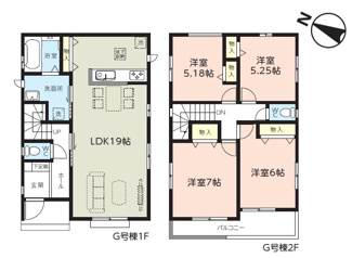 【間取り】 | 伊奈町小室新築分譲住宅