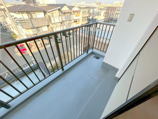 阪本ハイツのバルコニー