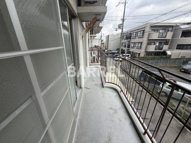 コーポ柴原のバルコニー