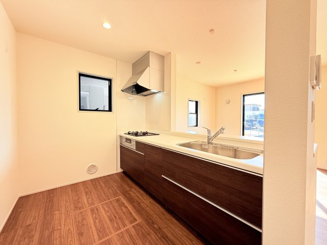 大洗町五反田3期　新築戸建　1号棟のキッチン