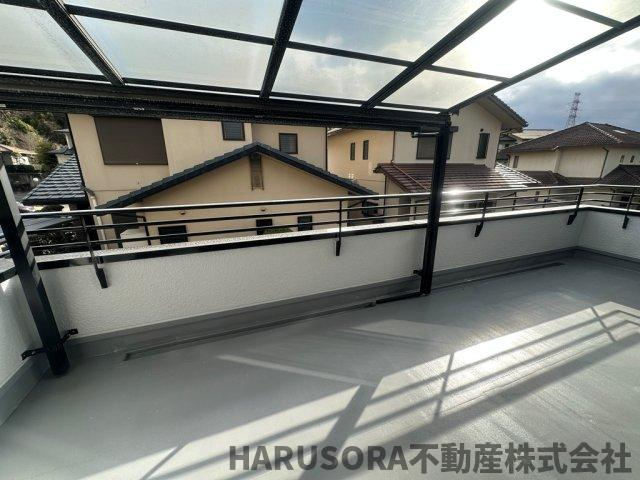 交野市星田西3丁目　2階建のバルコニー