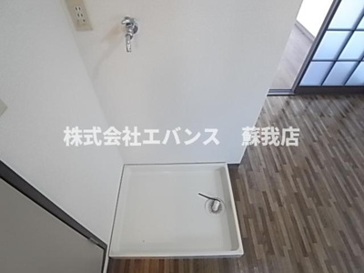 【洗面所】 | コーポメリー | スペースが確保できる洗面所です