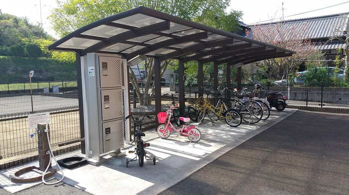 セジュールウィットのその他共用部分|駐輪場・宅配ボックス