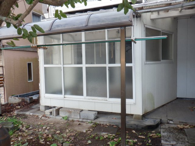 三軒町、門山邸の庭