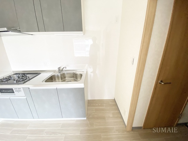 ハウスコットンテールのキッチン|冷蔵庫置き場です♪