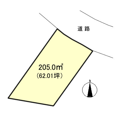 伊豆の国市　小松ケ原別荘地の土地図