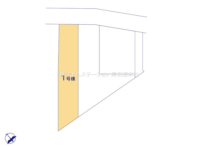 【区画図】 | アトムセレクト船橋市新高根６丁目　1号棟