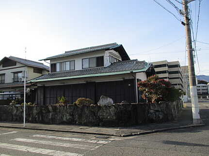 地御前1丁目の前面道路含む現地写真