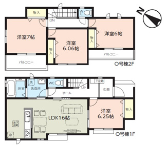 【区画図】 | 伊奈町小室　新築分譲住宅