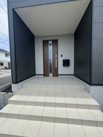 本庄市下野堂第６　の玄関|３号棟現地玄関ポーチ（2026年07月30日）撮影