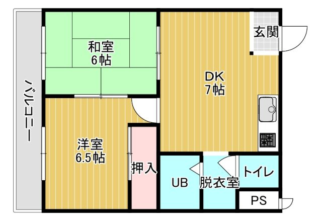 ベアコート塚口の間取り