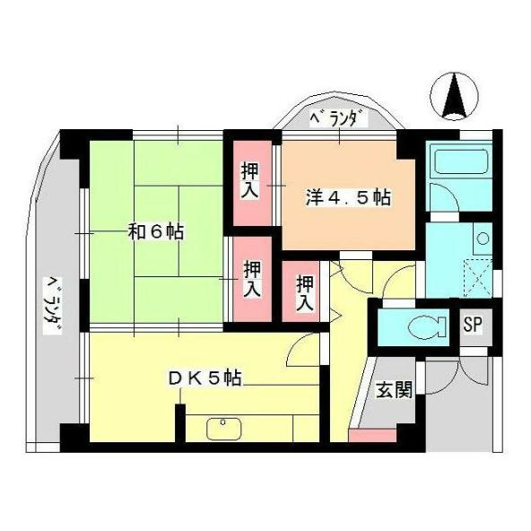クリーンピア英賀保の間取り