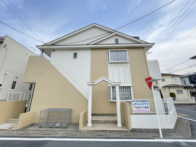 春日部市豊町５丁目のアパートの外観パース