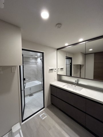 プラウドタワー平井の独立洗面台