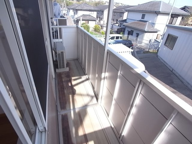 ビーナスハイツのバルコニー