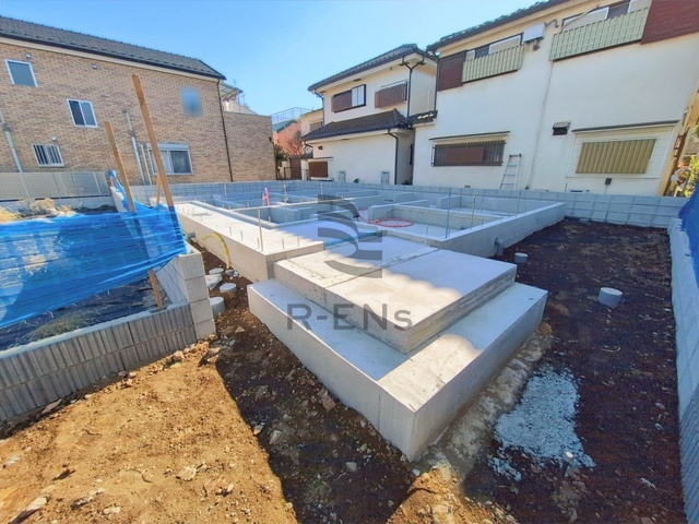 【外観】 | 練馬区関町北４丁目　新築戸建て | 建築中