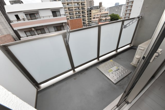 LaCASA上本町のバルコニー