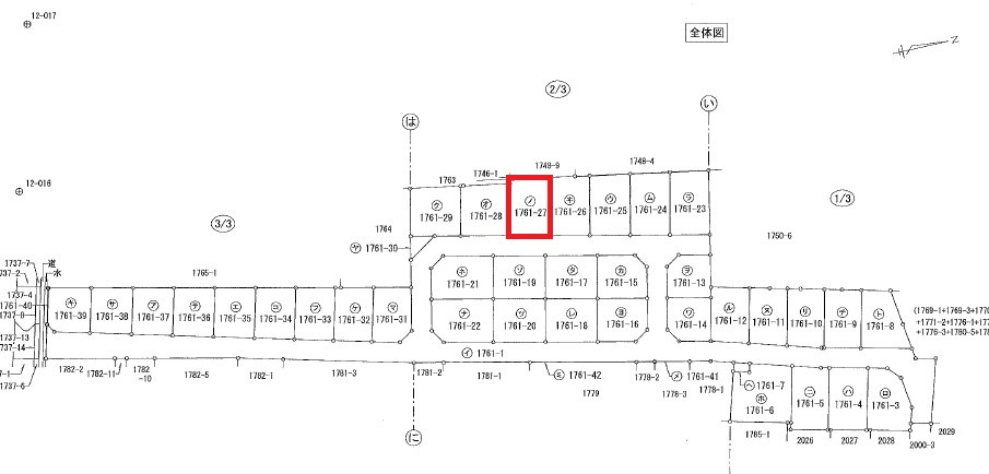 アーバンコート上福原の土地図