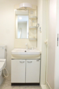 レジディア虎ノ門の独立洗面台