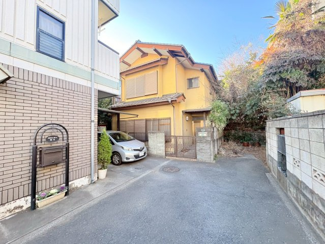 川越市むさし野　建築条件なし売地　東武東上線『川越駅』徒歩25分　【武蔵野小学区】の前面道路含む現地写真
