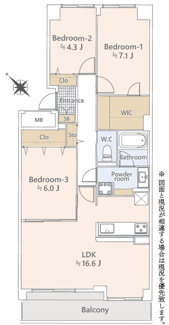 【間取り】 | パストラルハイム佐倉志津弐番館