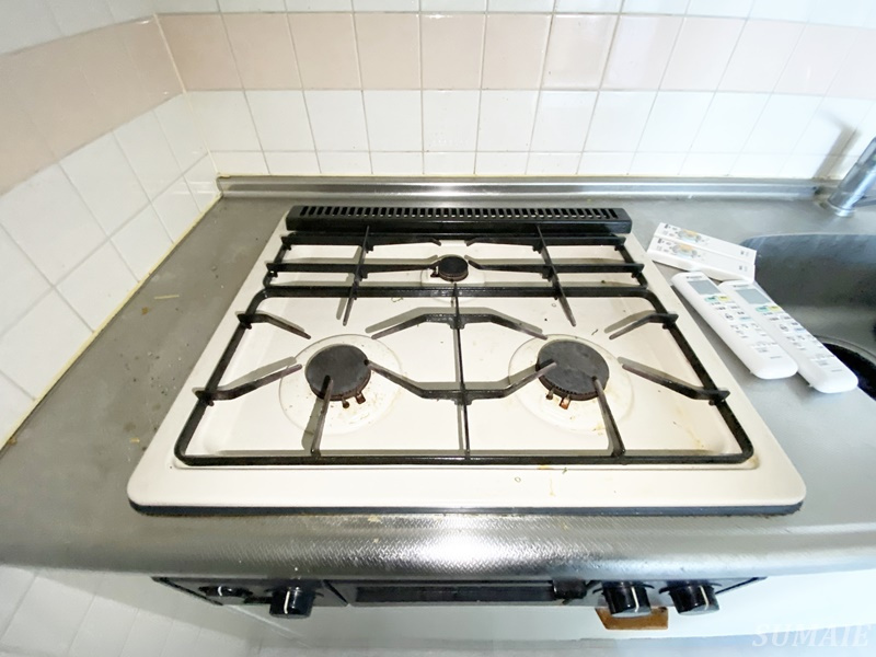 ダイアパレス田端第２のキッチン|3口コンロです☆