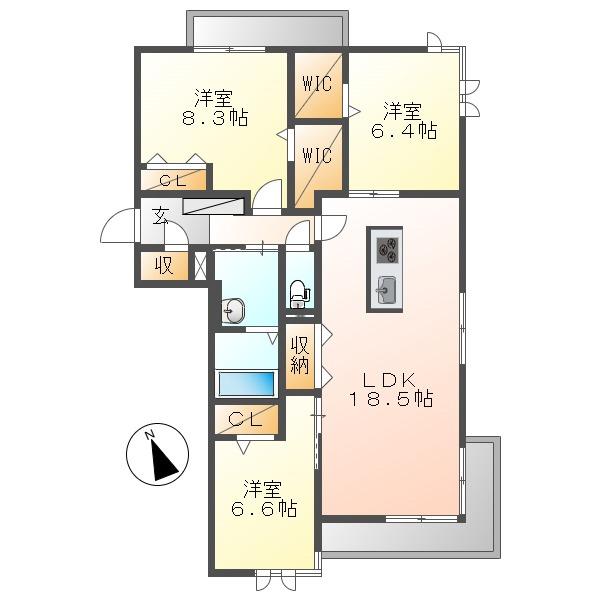 ノーヴァグレイスの間取り